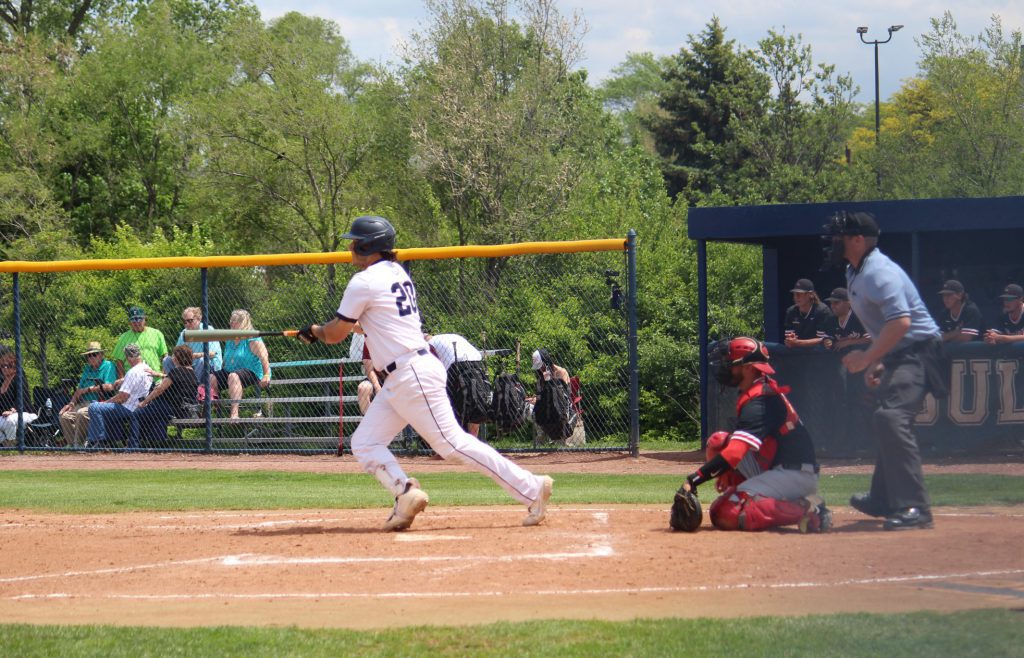 Mateo follow through at bat | South Suburban College