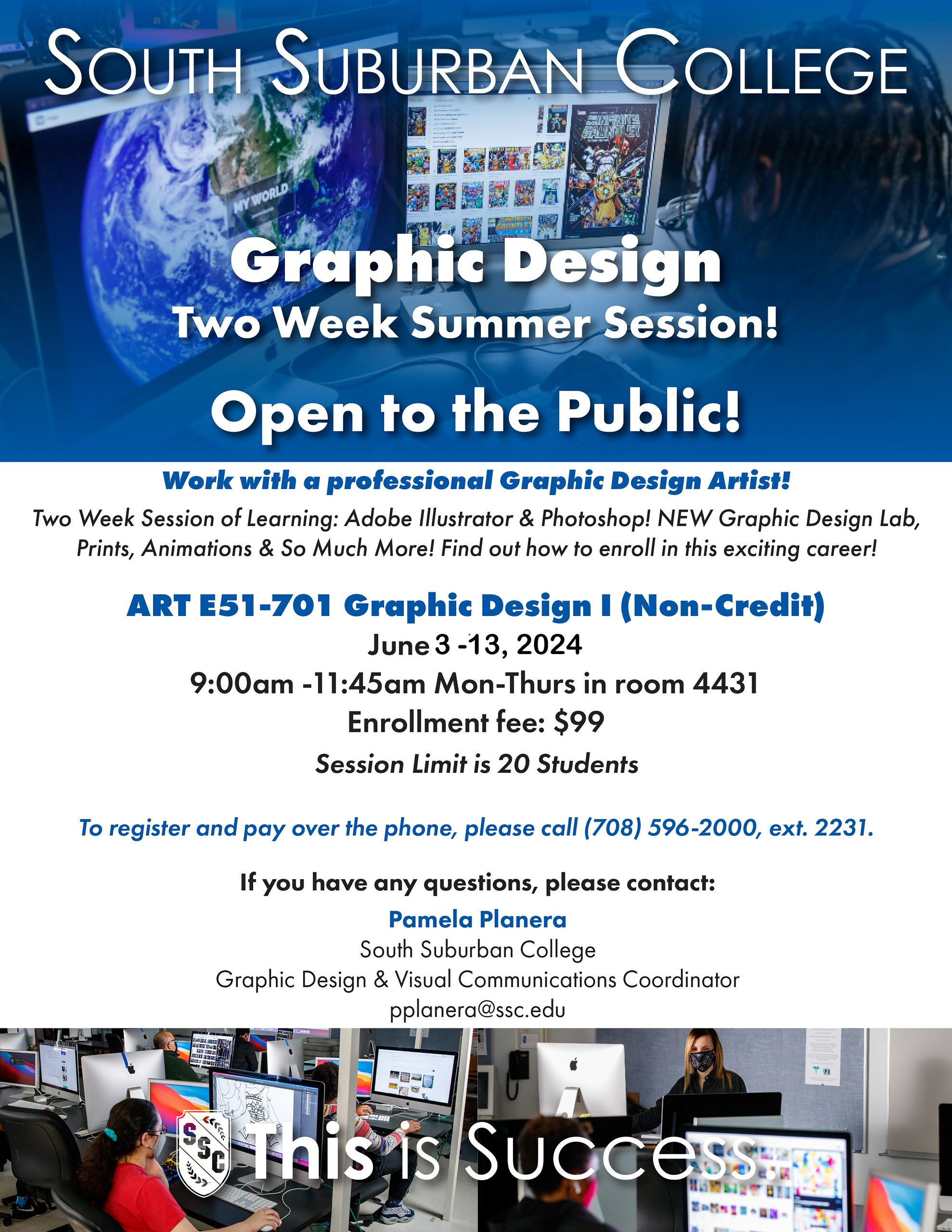 Graphic Design Workshop Summer 2024 South Suburban College   GD WORKSHOP SUM 24 Scaled 