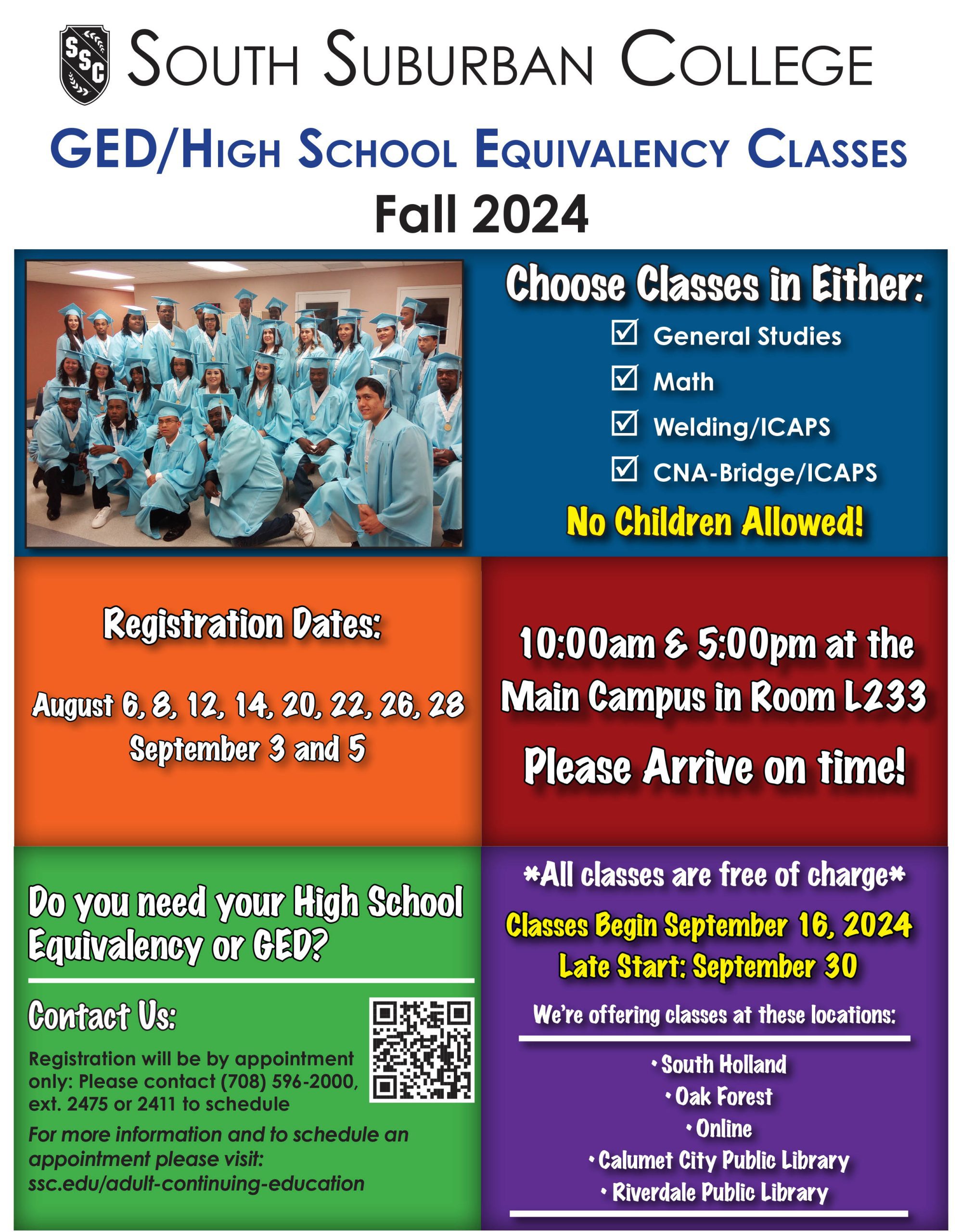 High School Equivalency Flyer Photo